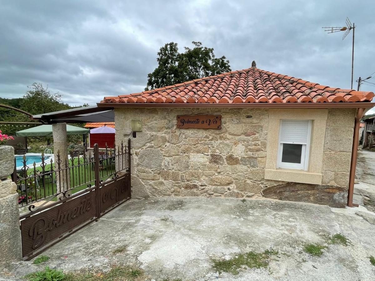 Casa Bolmente A Ver En La Ribeira Sacra. Villa Sober Bagian luar foto